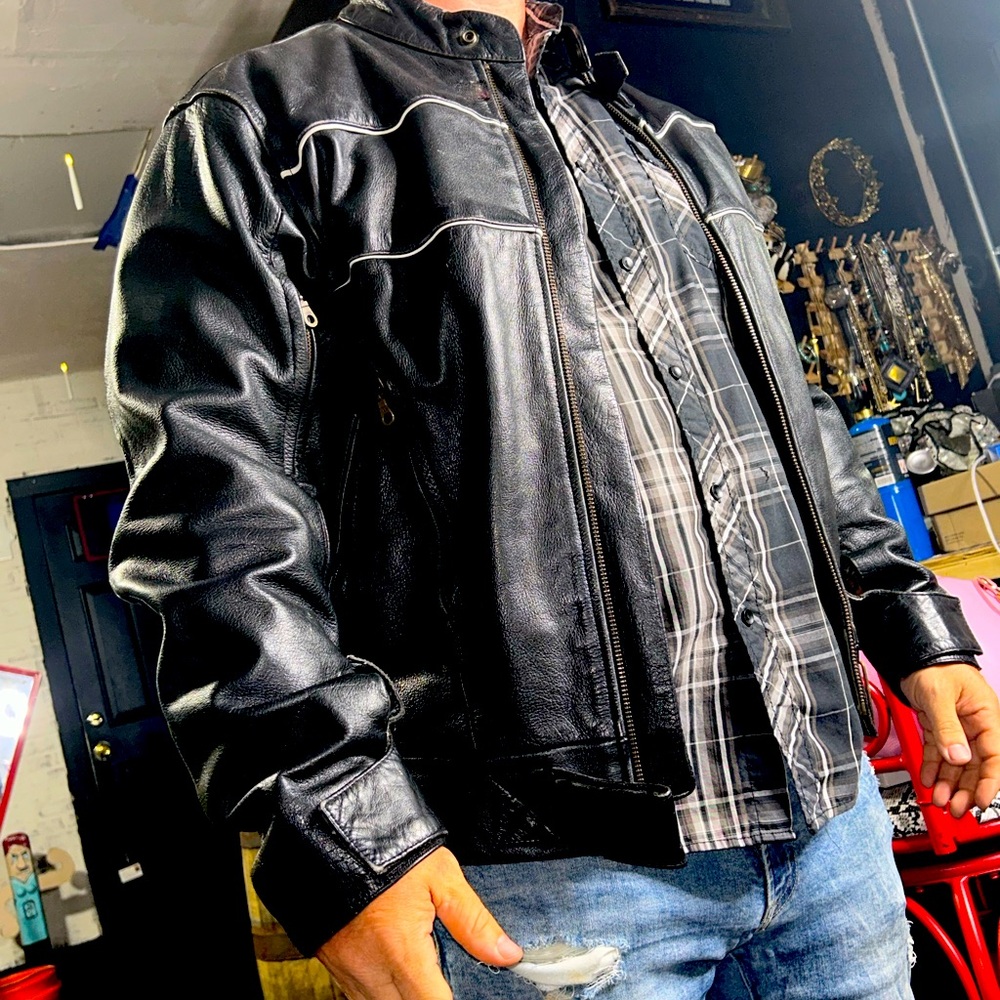 Florence - Vintage Leather Moto Jacket